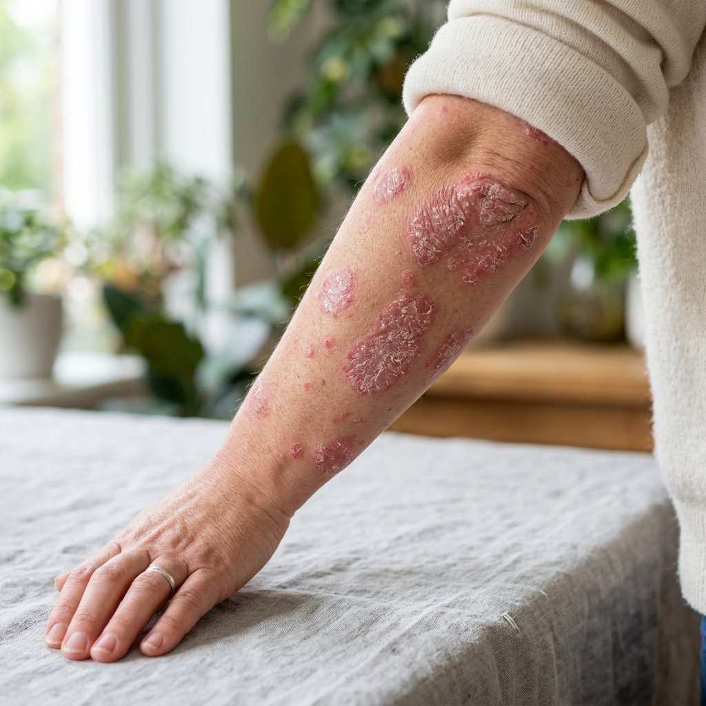 Psoriasis arm patch